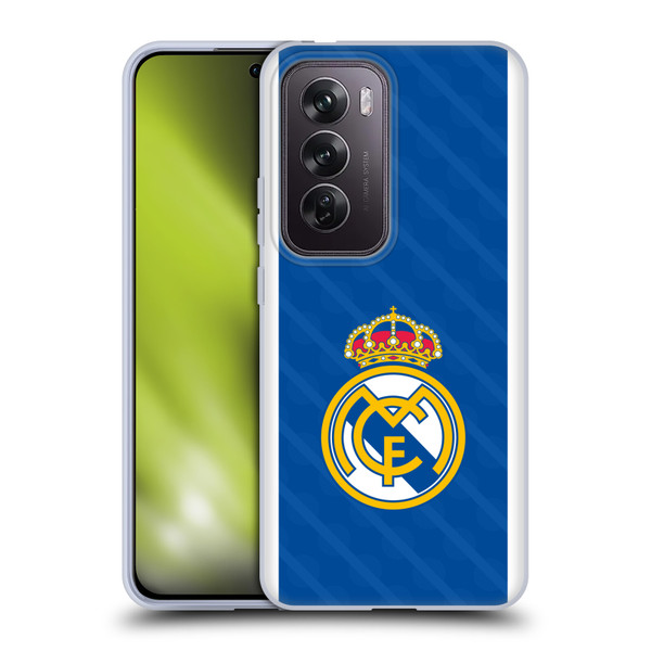Real Madrid CF Badge Blue Soft Gel Case for OPPO Reno12 Pro 5G