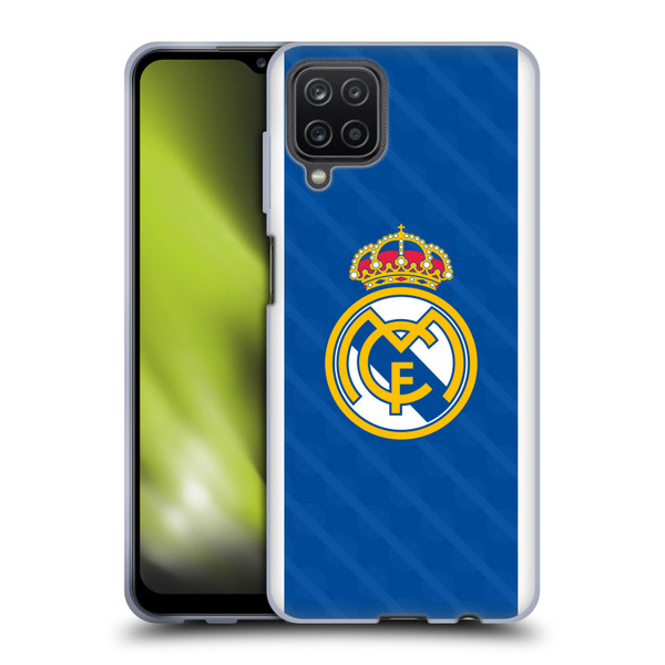 Real Madrid CF Badge Blue Soft Gel Case for Samsung Galaxy A12 (2020)