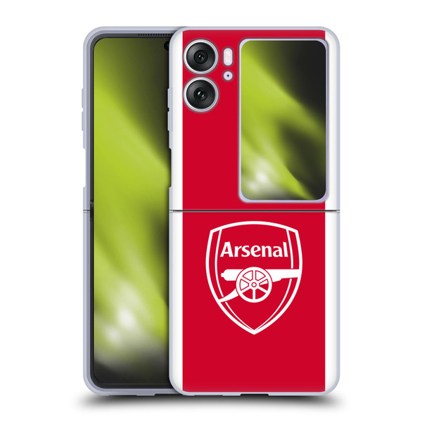 Arsenal FC 2025/26 Kit Home Soft Gel Case for OPPO Find N2 Flip Arsenal FC 2025/26 Kit Home Soft Gel Case for OPPO Find N2 Flip