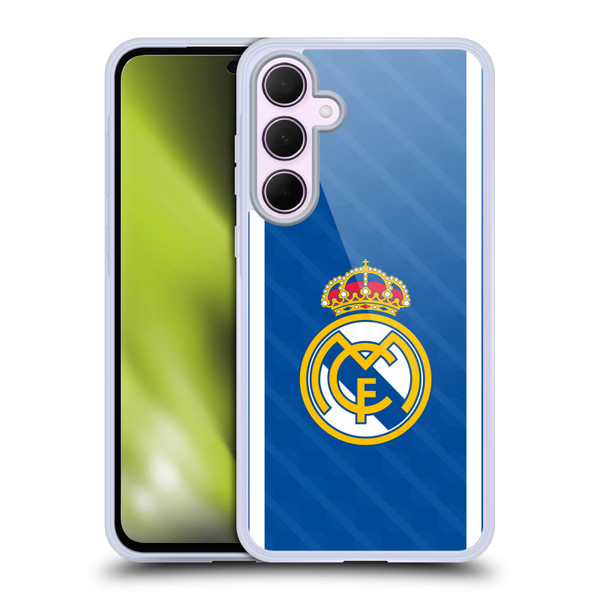 Real Madrid CF Badge Blue Soft Gel Case for Samsung Galaxy A35 5G