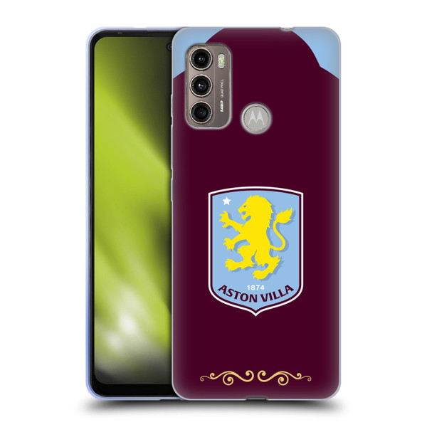 Aston Villa Football Club 2025/26 Crest Kit Home Soft Gel Case for Motorola Moto G60 / Moto G40 Fusion