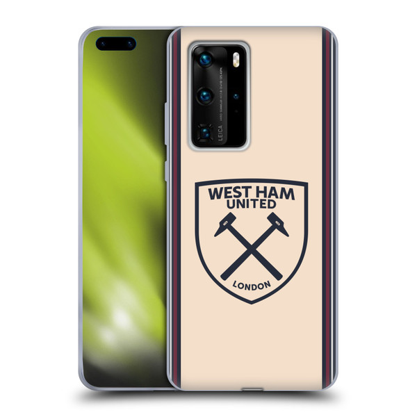 West Ham United FC 2025/26 Crest Kit Away Soft Gel Case for Huawei P40 Pro / P40 Pro Plus 5G West Ham United FC 2025/26 Crest Kit Away Soft Gel Case for Huawei P40 Pro / P40 Pro Plus 5G