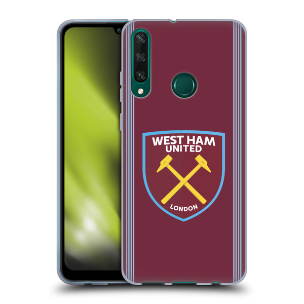 West Ham United FC 2025/26 Crest Kit Home Soft Gel Case for Huawei Y6p West Ham United FC 2025/26 Crest Kit Home Soft Gel Case for Huawei Y6p