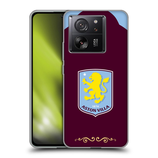 Aston Villa Football Club 2025/26 Crest Kit Home Soft Gel Case for Xiaomi 13T 5G / 13T Pro 5G