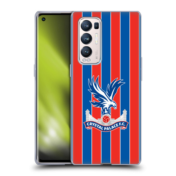 Crystal Palace FC 2025/26 Crest Kit Home Soft Gel Case for OPPO Find X3 Neo / Reno5 Pro+ 5G
