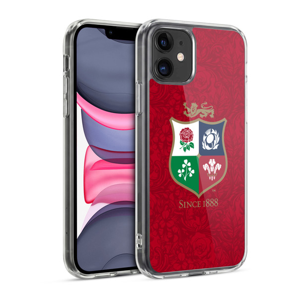 British and Irish Lions 2025 Jersey Kit Replica Soft Gel Case for Apple iPhone 11