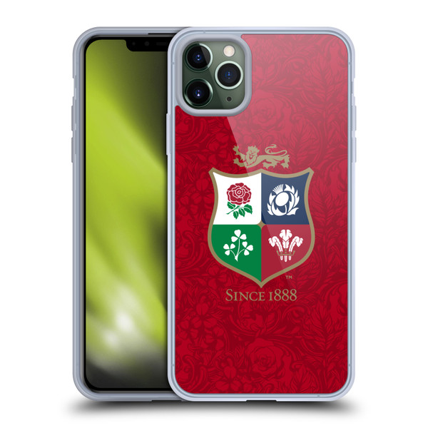 British and Irish Lions 2025 Jersey Kit Replica Soft Gel Case for Apple iPhone 11 Pro Max