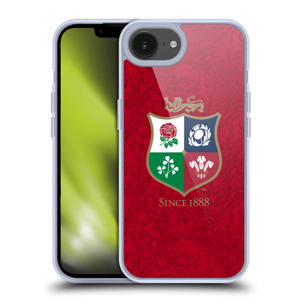 British and Irish Lions 2025 Jersey Kit Replica Soft Gel Case for Apple iPhone 16e