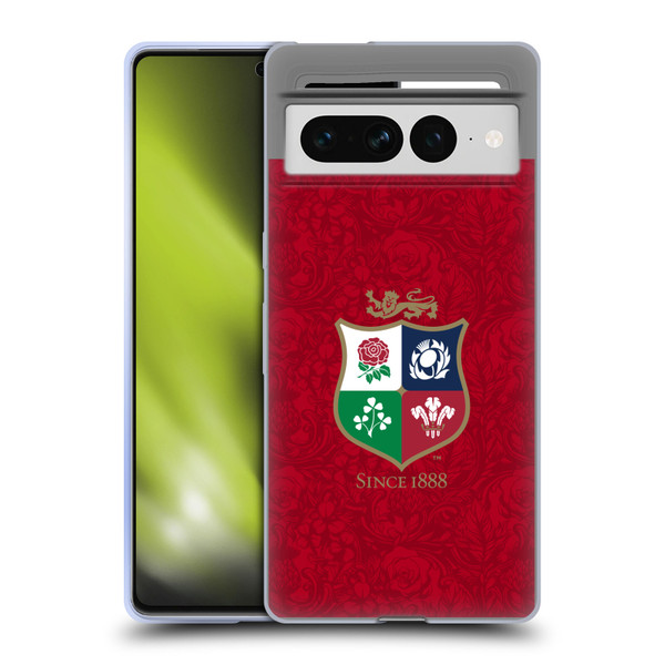 British and Irish Lions 2025 Jersey Kit Replica Soft Gel Case for Google Pixel 7 Pro