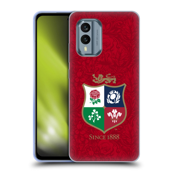 British and Irish Lions 2025 Jersey Kit Replica Soft Gel Case for Nokia X30