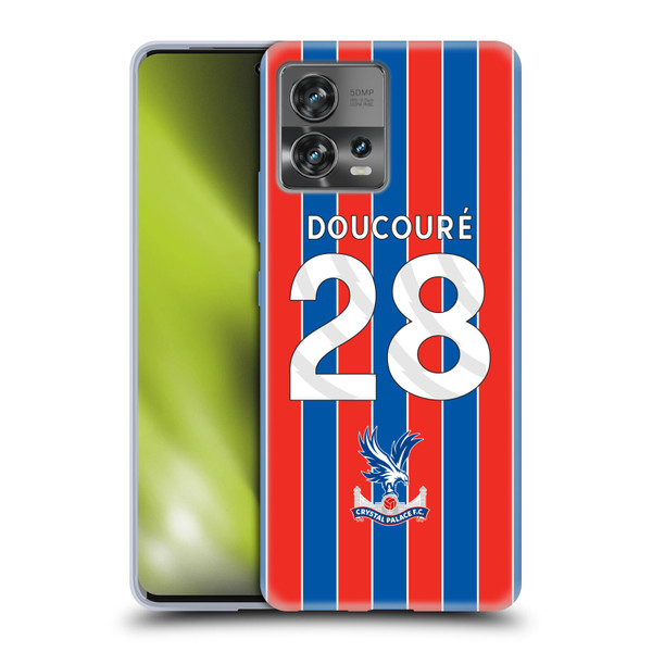 Crystal Palace FC 2025/26 Players Home Kit Cheick Doucouré Soft Gel Case for Motorola Moto Edge 30 Fusion