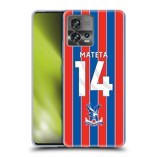Crystal Palace FC 2025/26 Players Home Kit Jean-Philippe Mateta Soft Gel Case for Motorola Moto Edge 30 Fusion