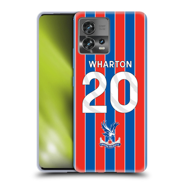 Crystal Palace FC 2025/26 Players Home Kit Adam Wharton Soft Gel Case for Motorola Moto Edge 30 Fusion