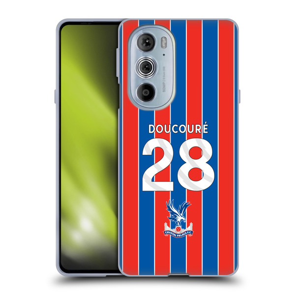 Crystal Palace FC 2025/26 Players Home Kit Cheick Doucouré Soft Gel Case for Motorola Edge X30