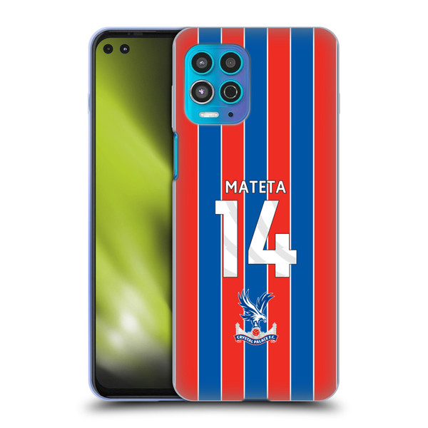 Crystal Palace FC 2025/26 Players Home Kit Jean-Philippe Mateta Soft Gel Case for Motorola Moto G100