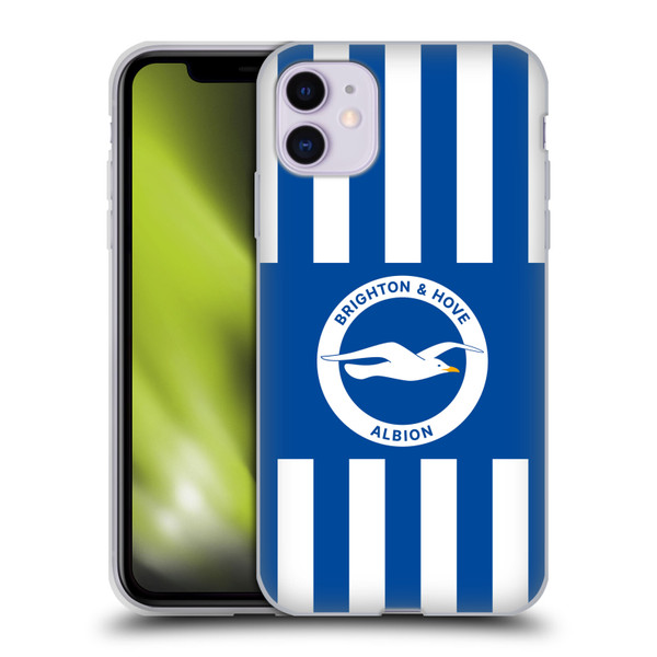 Brighton & Hove Albion F.C 2025/26 Badge Kit Home Soft Gel Case for Apple iPhone 11 Brighton & Hove Albion F.C 2025/26 Badge Kit Home Soft Gel Case for Apple iPhone 11