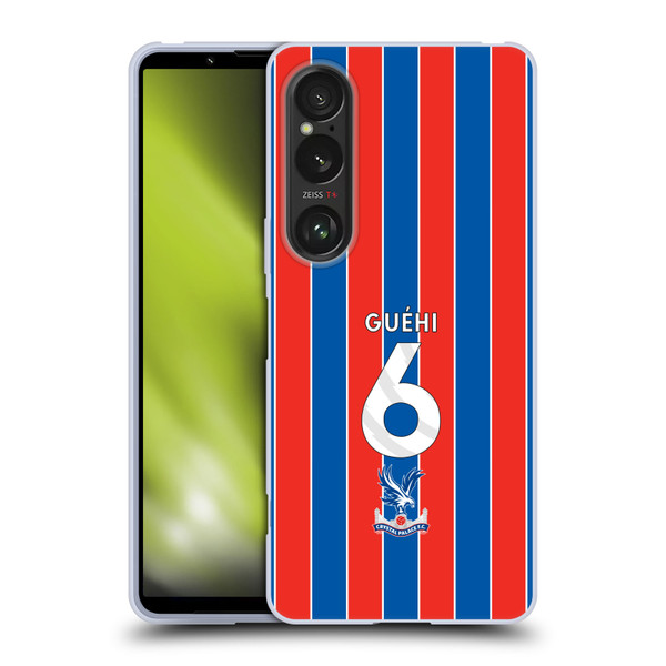 Crystal Palace FC 2025/26 Players Home Kit Marc Guéhi Soft Gel Case for Sony Xperia 1 VI 5G Crystal Palace FC 2025/26 Players Home Kit Marc Guéhi Soft Gel Case for Sony Xperia 1 VI 5G