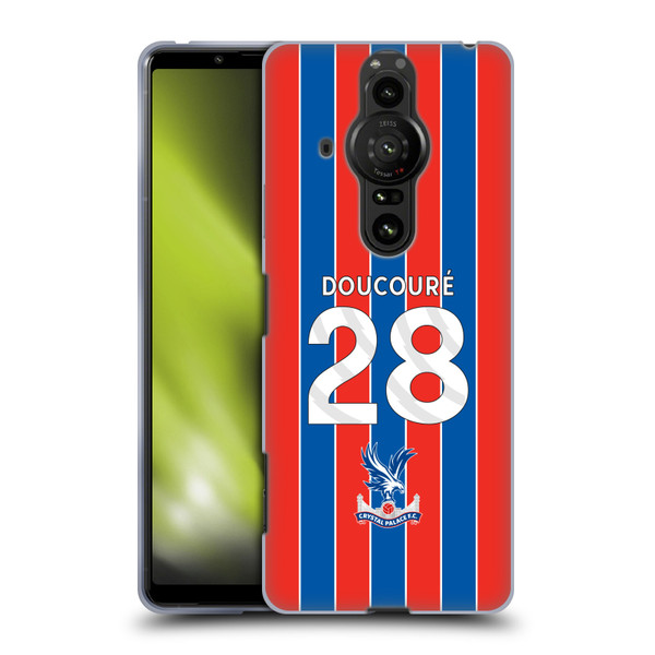 Crystal Palace FC 2025/26 Players Home Kit Cheick Doucouré Soft Gel Case for Sony Xperia Pro-I