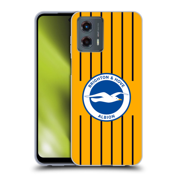Brighton & Hove Albion F.C 2025/26 Badge Kit Third Soft Gel Case for Motorola Moto G (2023)
