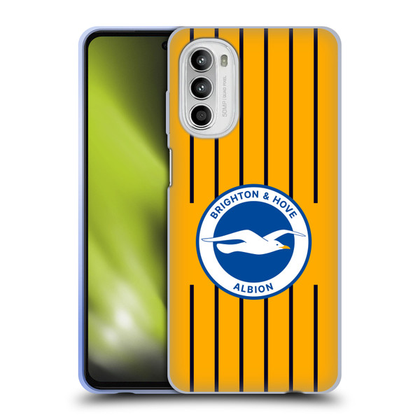 Brighton & Hove Albion F.C 2025/26 Badge Kit Third Soft Gel Case for Motorola Moto G52