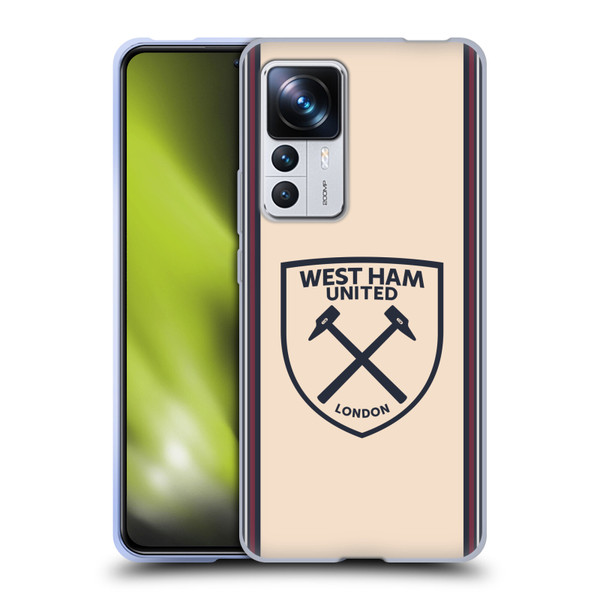 West Ham United FC 2025/26 Crest Kit Away Soft Gel Case for Xiaomi 12T Pro West Ham United FC 2025/26 Crest Kit Away Soft Gel Case for Xiaomi 12T Pro