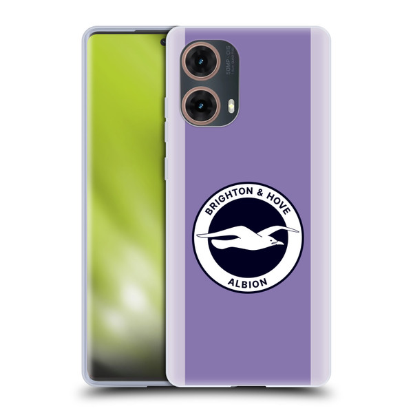 Brighton & Hove Albion F.C 2025/26 Badge Kit Away Soft Gel Case for Motorola Moto G85