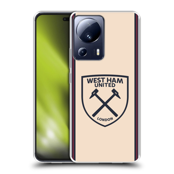 West Ham United FC 2025/26 Crest Kit Away Soft Gel Case for Xiaomi 13 Lite 5G