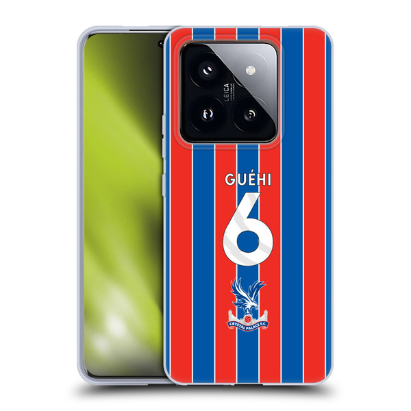 Crystal Palace FC 2025/26 Players Home Kit Marc Guéhi Soft Gel Case for Xiaomi 14 Pro