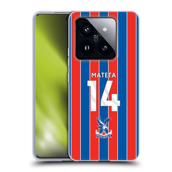 Crystal Palace FC 2025/26 Players Home Kit Jean-Philippe Mateta Soft Gel Case for Xiaomi 14 Pro Crystal Palace FC 2025/26 Players Home Kit Jean-Philippe Mateta Soft Gel Case for Xiaomi 14 Pro