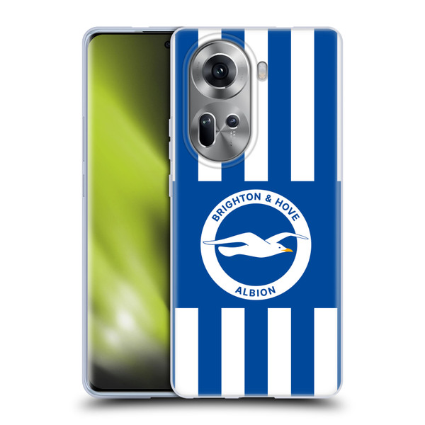 Brighton & Hove Albion F.C 2025/26 Badge Kit Home Soft Gel Case for OPPO Reno11