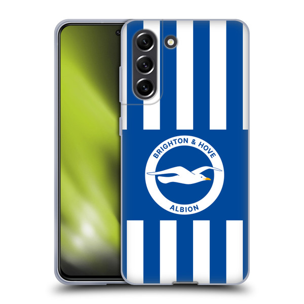 Brighton & Hove Albion F.C 2025/26 Badge Kit Home Soft Gel Case for Samsung Galaxy S21 FE 5G