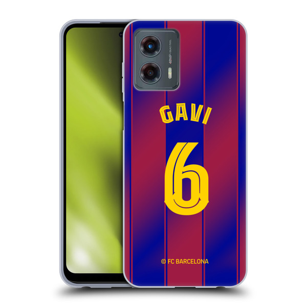 FC Barcelona 2025/26 Players Home Kit Gavi Soft Gel Case for Motorola Moto G (2023)