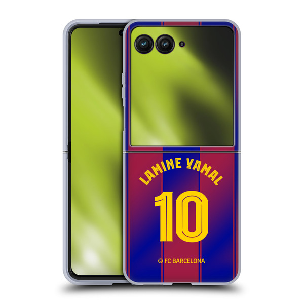 FC Barcelona 2025/26 Players Home Kit Lamine Yamal Soft Gel Case for Motorola Razr 50 Ultra FC Barcelona 2025/26 Players Home Kit Lamine Yamal Soft Gel Case for Motorola Razr 50 Ultra