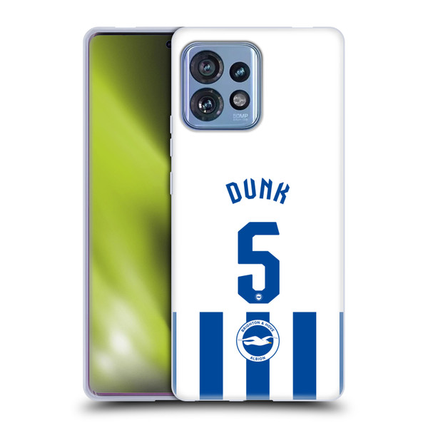 Brighton & Hove Albion F.C 2025/26 Players Home Kit Lewis Dunk Soft Gel Case for Motorola Moto Edge 40 Pro/Plus 2023