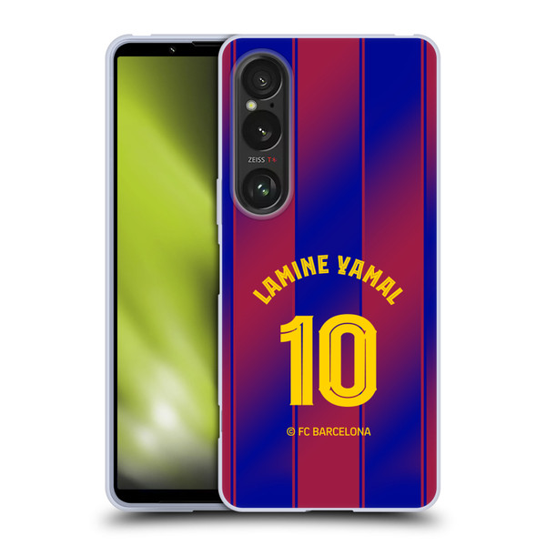FC Barcelona 2025/26 Players Home Kit Lamine Yamal Soft Gel Case for Sony Xperia 1 VI 5G
