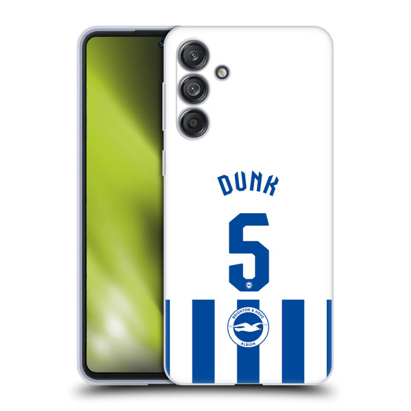 Brighton & Hove Albion F.C 2025/26 Players Home Kit Lewis Dunk Soft Gel Case for Samsung Galaxy M55 5G Brighton & Hove Albion F.C 2025/26 Players Home Kit Lewis Dunk Soft Gel Case for Samsung Galaxy M55 5G