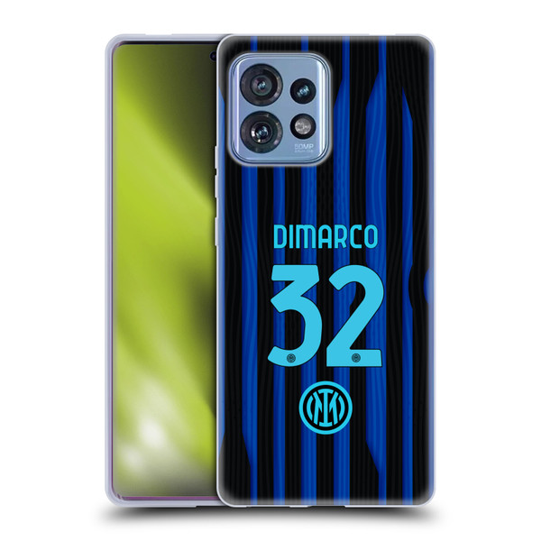 Fc Internazionale Milano 2025/26 Players Home Kit Federico Dimarco Soft Gel Case for Motorola Moto Edge 40 Pro/Plus 2023 Fc Internazionale Milano 2025/26 Players Home Kit Federico Dimarco Soft Gel Case for Motorola Moto Edge 40 Pro/Plus 2023