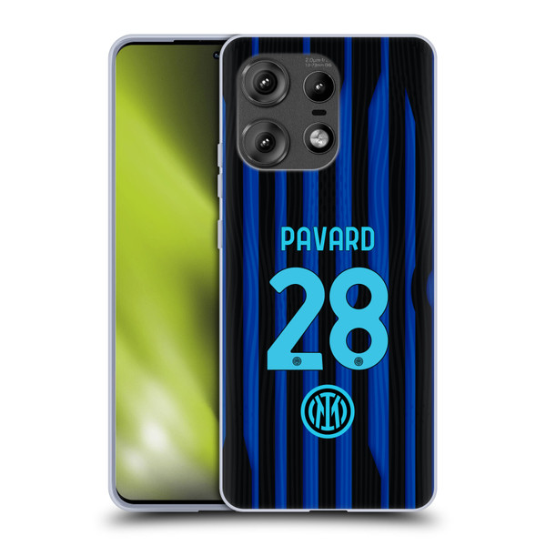 Fc Internazionale Milano 2025/26 Players Home Kit Benjamin Pavard Soft Gel Case for Motorola Edge 50 Pro