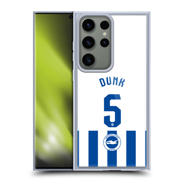Brighton & Hove Albion F.C 2025/26 Players Home Kit Lewis Dunk Soft Gel Case for Samsung Galaxy S23 Ultra 5G