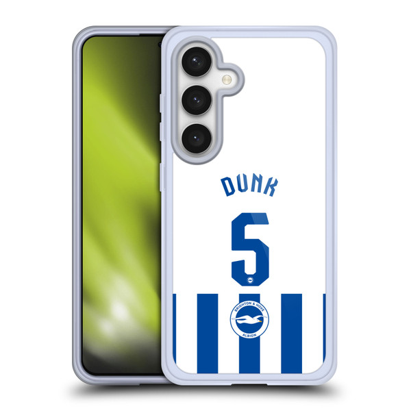 Brighton & Hove Albion F.C 2025/26 Players Home Kit Lewis Dunk Soft Gel Case for Samsung Galaxy S24 5G