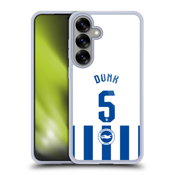 Brighton & Hove Albion F.C 2025/26 Players Home Kit Lewis Dunk Soft Gel Case for Samsung Galaxy S25+ Brighton & Hove Albion F.C 2025/26 Players Home Kit Lewis Dunk Soft Gel Case for Samsung Galaxy S25+