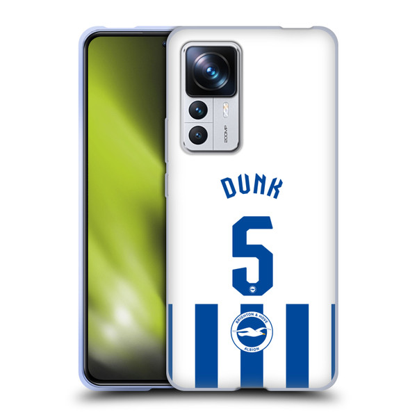 Brighton & Hove Albion F.C 2025/26 Players Home Kit Lewis Dunk Soft Gel Case for Xiaomi 12T Pro