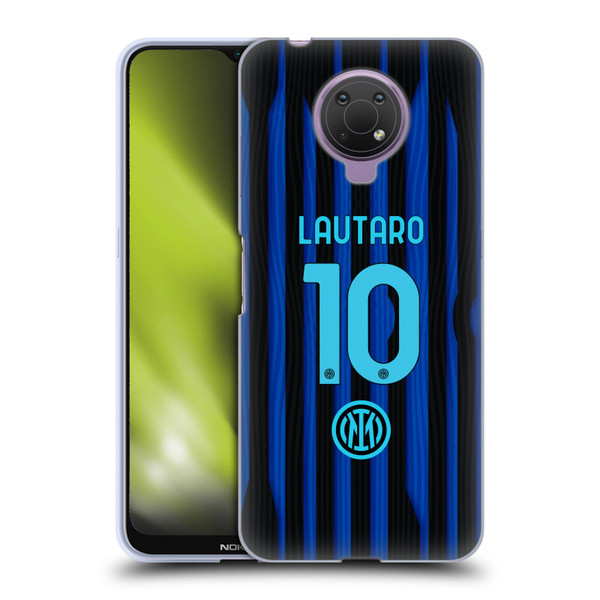 Fc Internazionale Milano 2025/26 Players Home Kit Lautaro Martínez Soft Gel Case for Nokia G10