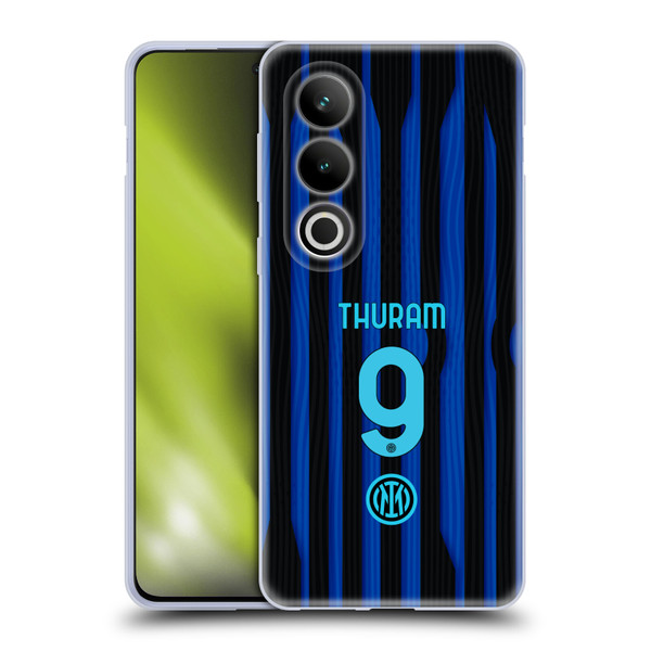 Fc Internazionale Milano 2025/26 Players Home Kit Marcus Thuram Soft Gel Case for OPPO OnePlus Ace 3V 5G Fc Internazionale Milano 2025/26 Players Home Kit Marcus Thuram Soft Gel Case for OPPO OnePlus Ace 3V 5G