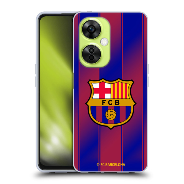 FC Barcelona 2025/26 Crest Kit Home Soft Gel Case for OnePlus Nord CE 3 Lite 5G