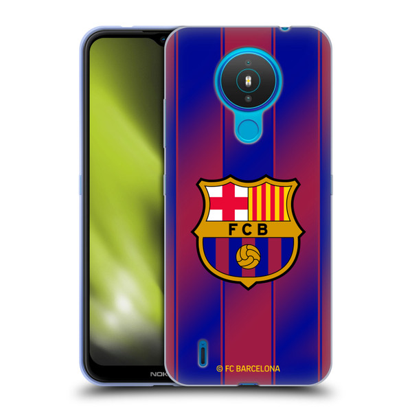 FC Barcelona 2025/26 Crest Kit Home Soft Gel Case for Nokia 1.4