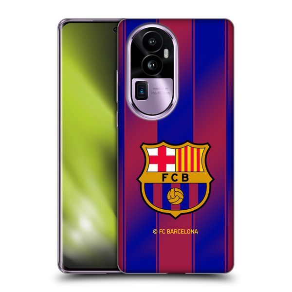 FC Barcelona 2025/26 Crest Kit Home Soft Gel Case for OPPO Reno10 Pro+