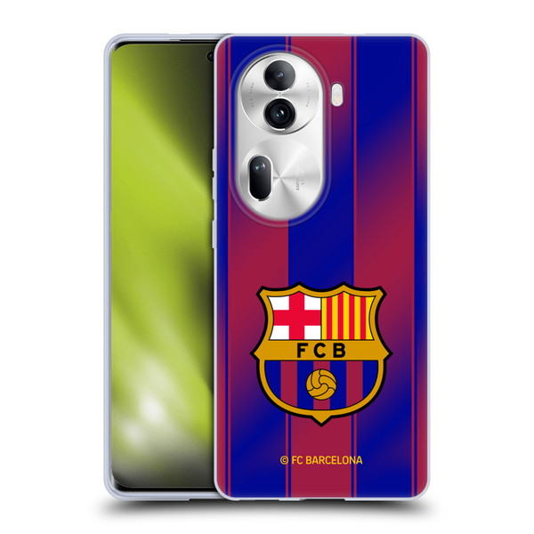 FC Barcelona 2025/26 Crest Kit Home Soft Gel Case for OPPO Reno11 Pro FC Barcelona 2025/26 Crest Kit Home Soft Gel Case for OPPO Reno11 Pro
