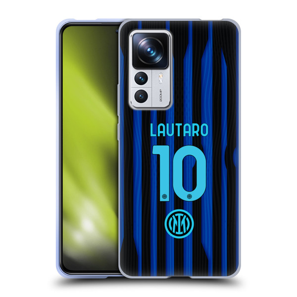 Fc Internazionale Milano 2025/26 Players Home Kit Lautaro Martínez Soft Gel Case for Xiaomi 12T Pro