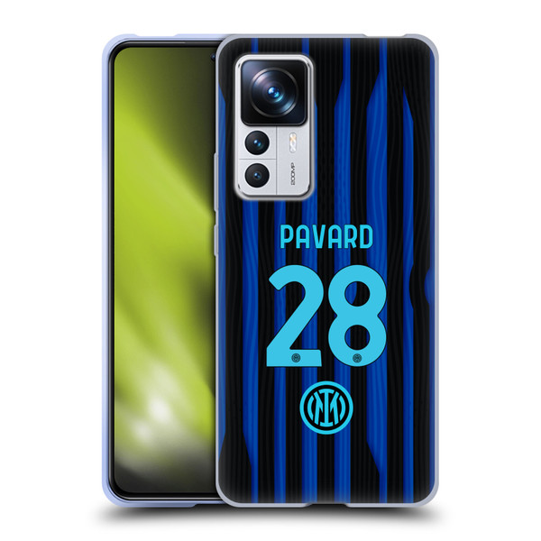 Fc Internazionale Milano 2025/26 Players Home Kit Benjamin Pavard Soft Gel Case for Xiaomi 12T Pro